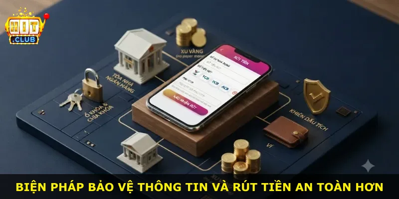 Biện pháp bảo vệ thông tin và rút tiền an toàn hơn