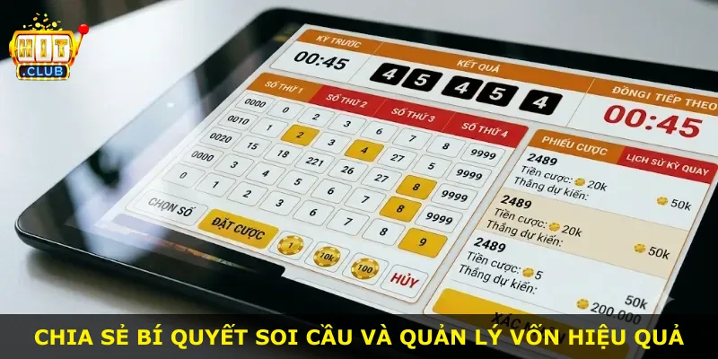Chia sẻ bí quyết soi cầu và quản lý vốn hiệu quả