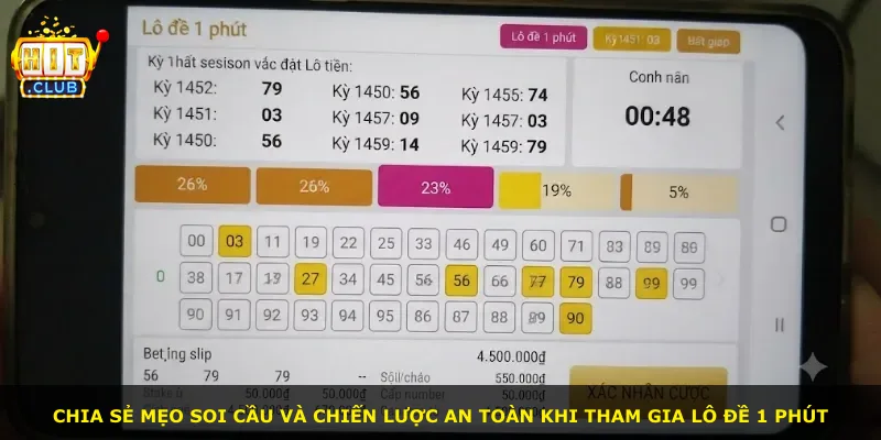 Chia sẻ mẹo soi cầu và chiến lược an toàn khi tham gia lô đề 1 phút