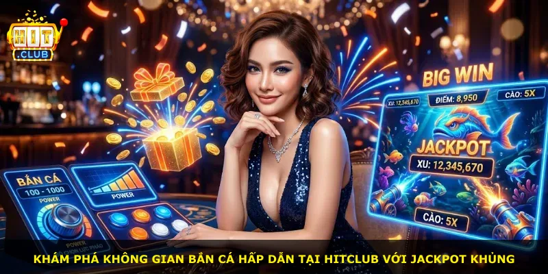 Khám phá không gian bắn cá hấp dẫn tại Hitclub với Jackpot khủng