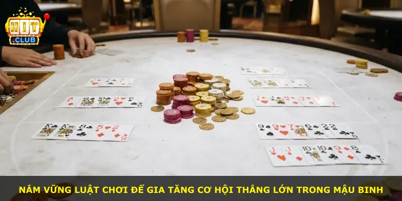 Nắm vững luật chơi để gia tăng cơ hội thắng lớn trong Mậu binh