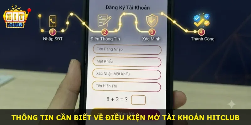 Thông tin cần biết về điều kiện mở tài khoản Hitclub