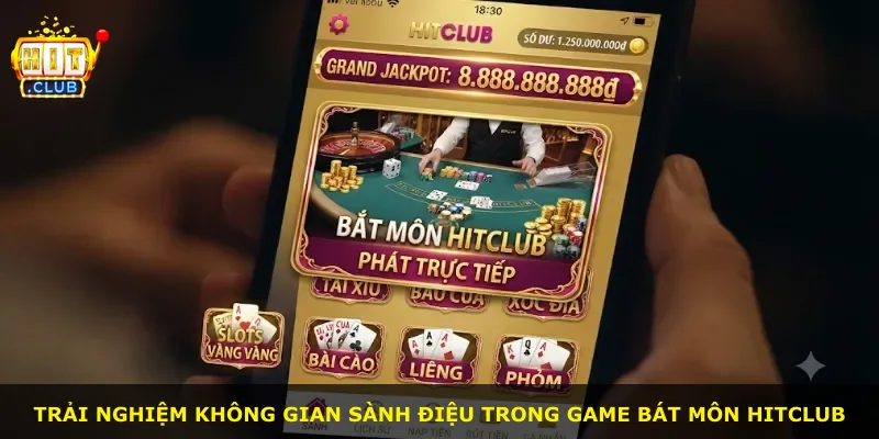 Trải nghiệm không gian sành điệu trong game Bát môn Hitclub