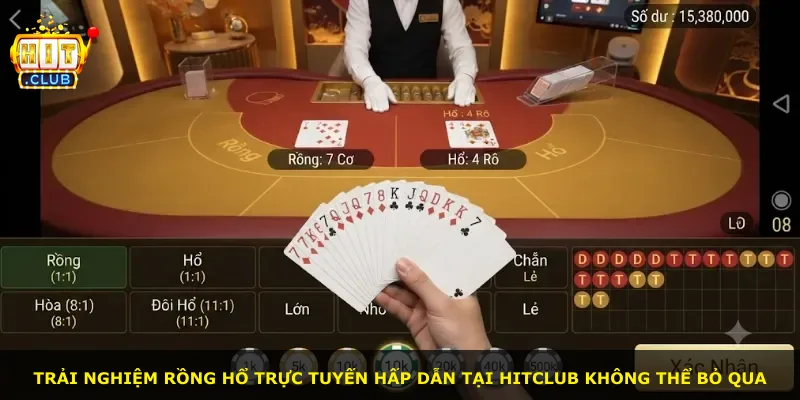 Trải nghiệm Rồng hổ trực tuyến hấp dẫn tại Hitclub không thể bỏ qua